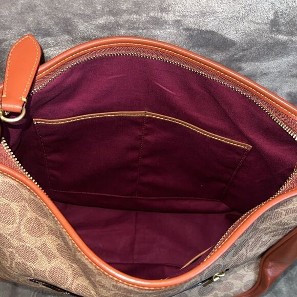 Coach Leather Vintage Leather Purse gold brown - Picture 12 of 16